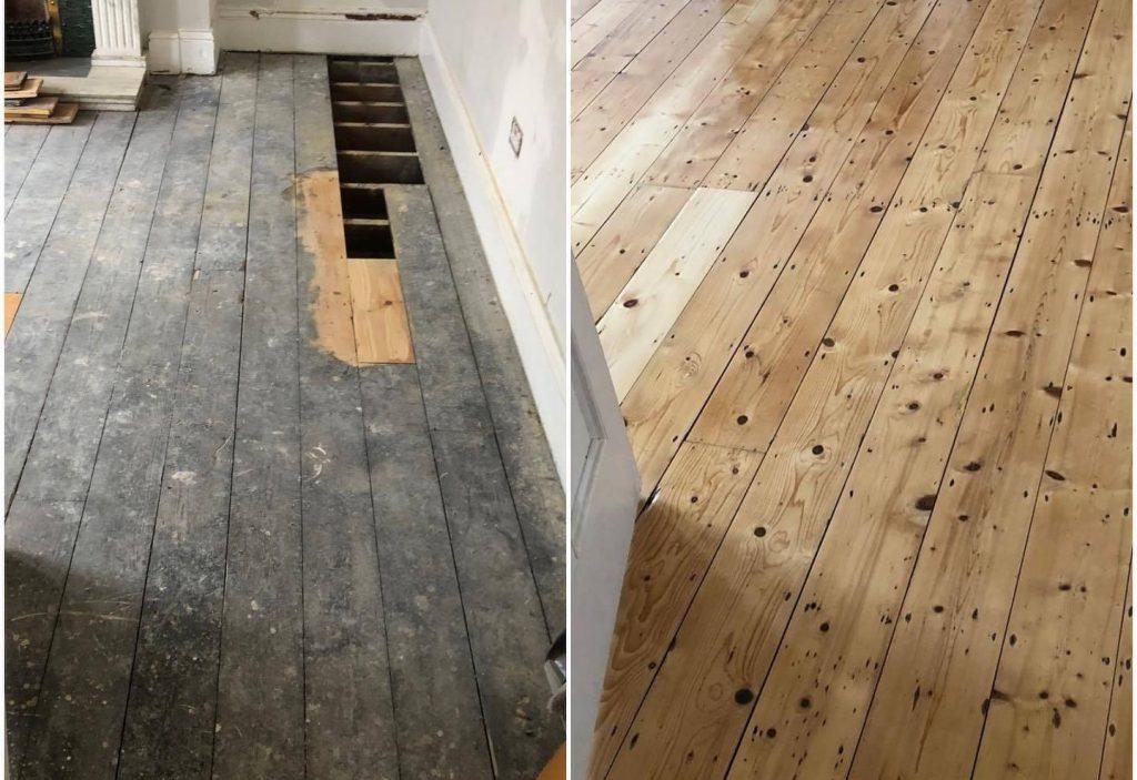 wooden floor restoration services